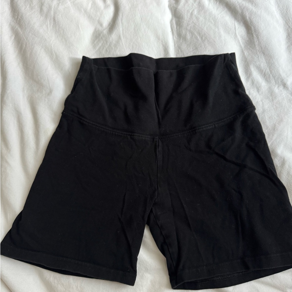 TNA High-Waisted Black Shorts